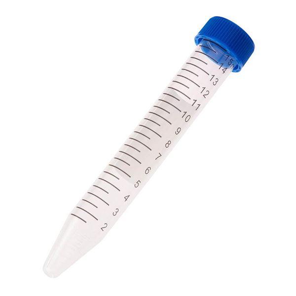 Scilogex 15mL Polypropylene Centrifuge Tubes, Sterile, Conical, 25/BAG, 500/CS | 007104