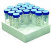 Scilogex 50mL Polypropylene Centrifuge Tube - Conical, Foam Rack, Sterile, 25/Rack, 300/CS | 007109