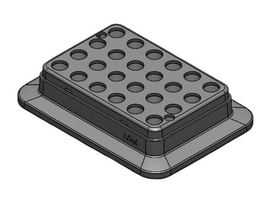 Scilogex Block, used for 15mL tubes, 8 holes | 18900241