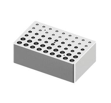 Scilogex Block, used for 0.2mL, 0.5mL and 1.5/2mL tubes, 18 holes each size | 18900224