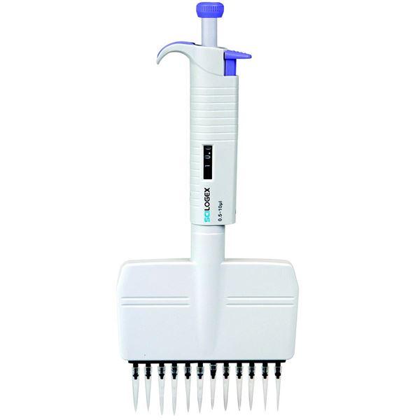Scilogex MicroPette Plus 12-Channel Autoclavable Pipettor, 5-50uL | 713113069999