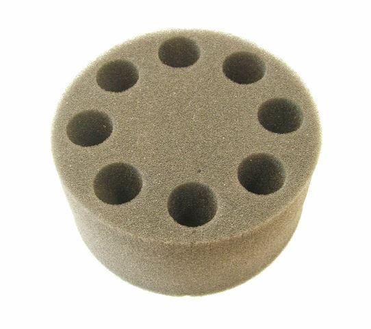 Scilogex Foam Tube Insert for 8 test tubes dia. 20mm, requires with Universal Adapter | 18900024