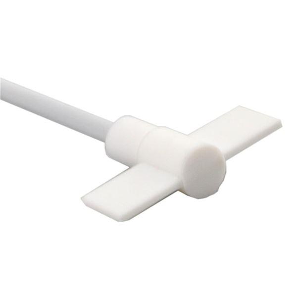 Scilogex Straight stirrer, PTFE coated. Shaft 300mm long x 6mm diameter. Impeller width 70mm. | 18900076