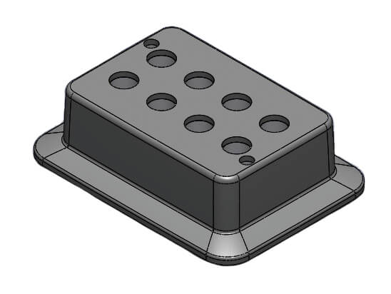 Scilogex Block, used for 0.5mL tubes, 24 holes | 18900238
