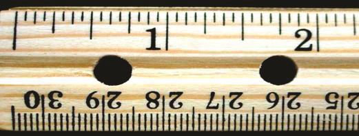 Research-Grade Application-Specific Wooden Ruler, 12 for Measurement Work | SCLW12
