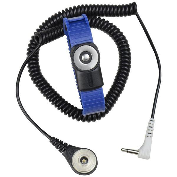 Wrist Strap, Dual-Wire, Magsnap 360, Thermoplastic, Adjustable,6' Cord - 2241