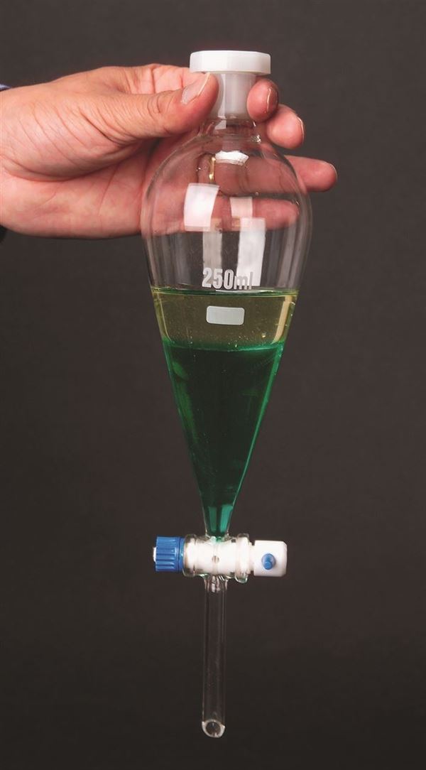 Scientific Application-Specific Separatory Funnel, Glass, 125ml, Pk/2 | SF149-125