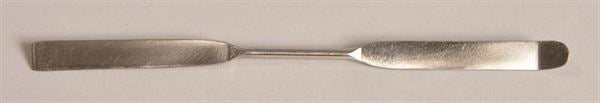 Scientific Bench-Ready Spatula, Stainless Steel, One End Flat, One End Bent, ... | SSFB04