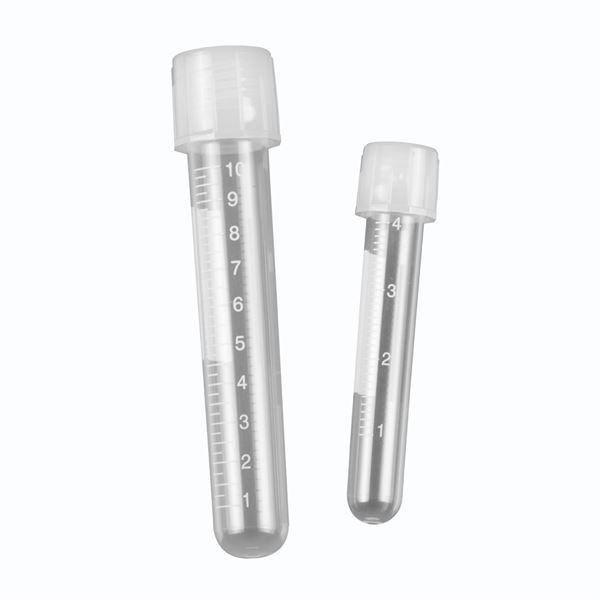 Culture Tube, 5 mL, 12 x 75 mm, PP, w/separate 2-position screw-cap, non-sterile, non-graduated | T8750
