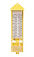 Industrial Bench-Ready Wall Thermometer, Wet Dry Bulb for Thermometers Work | THWD01