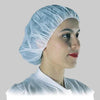 Advantage I Bouffant Cap (500 Count) Blue/White 18" - APP0310-18