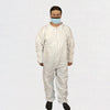 Advantage MPC Disposable Coveralls, White, Elastic, Large - APP0180-L-W-MPC