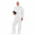 Advantage Pro Disposable Coveralls, White, Elastic, 4X-Large, 25/case - APP0190-4X-W-ADP