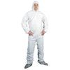 Advantage MPC Disposable Coveralls, White, Elastic, 6X-Large - APP0190-6X-W-MPC