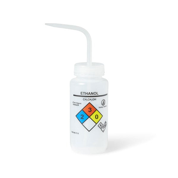 Bench-Ready Unisafe Ethanol Vented Wash Bottle, 500 mL Pack/6 | UN370052