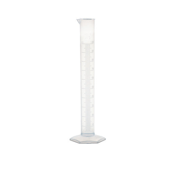 Technical Measured Transfer Measuring Cylinder, Hex Base, PP, 100 mL, Pack/12 | 80034