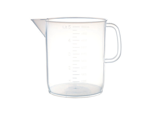 Precision Reusable Glass Beakers With Handle, Short Form, PP, 5000 mL for Glas... | 81105