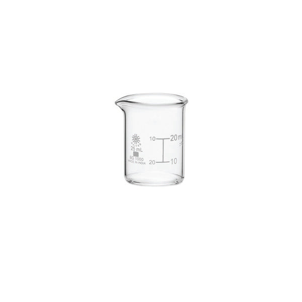 Research-Grade Reusable Glass Beakers, Low Form, Borosilicate Glass, ... | BG1000-25-CASE