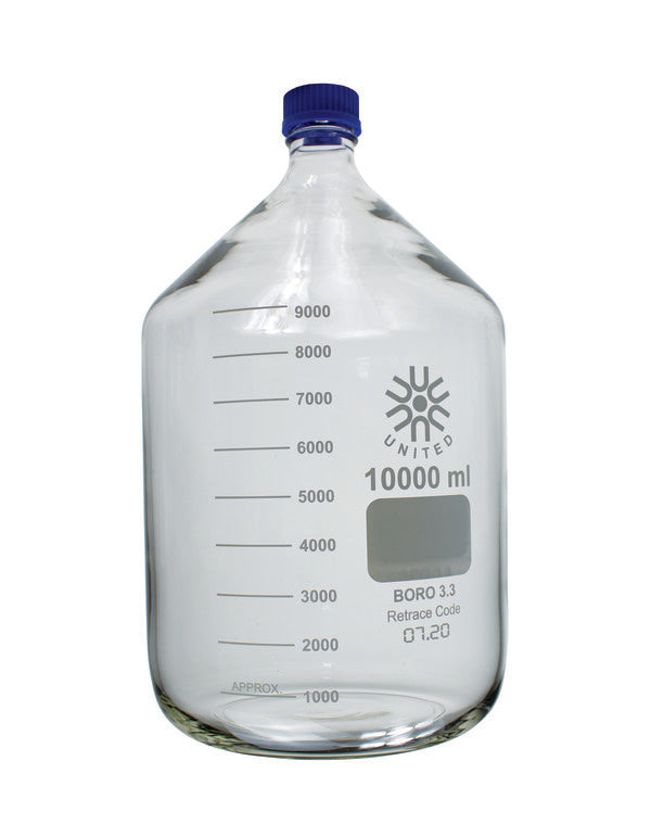 Industrial Workflow-Specific Media/Storage Bottle, 10000 mL | United Scienti... | BM10000