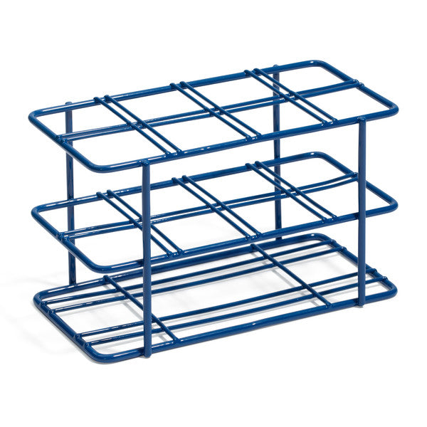 Heavy-Duty Instructional Coated Wire Rack, 50 mL Centrifuge Tubes, 8 Place, Blue | CWRCT03