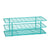Scientific Bench-Ready Coated Wire Rack, 16-20 mm Tubes, 40 Place, Teal | CWRTT08