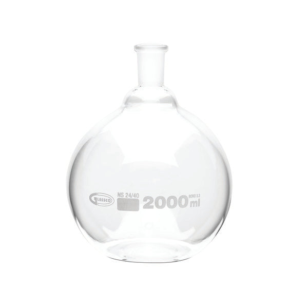 Scientific Conical Bench Boiling Flask, Flat Bottom, Ground Joints,... | FFB058-2000-CASE