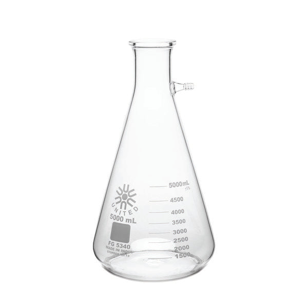 Heavy-Duty Workflow-Specific Filtering Flask, Borosilicate Glass, 5000 mL | FG5340-5000