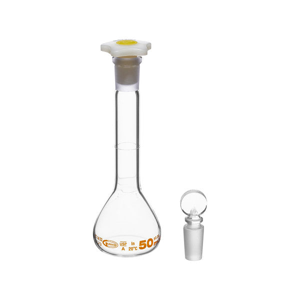 Research-Grade Fixed-Volume Preparation Volumetric Flask, Class A, Individua... | FGWM050