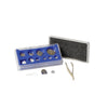 Research-Grade Bench-Ready Fractional Weight Set With Rider And Forceps | FWB500