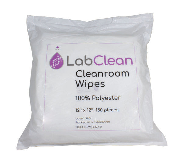 Application-Specific Labclean™ Cleanroom Wipes, 100% Polyester, 12” x 12” | PWIPE12X12
