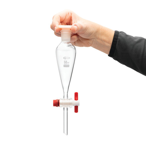 Scientific Workflow-Specific Separatory Funnel, Glass, 50 mL, Pack/2 | SF149-50