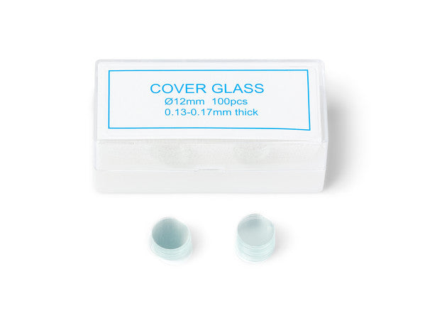 Research-Grade Workflow-Specific Round Coverslips 12 mm, Pack/100 for Micr... | SQCVRSP12