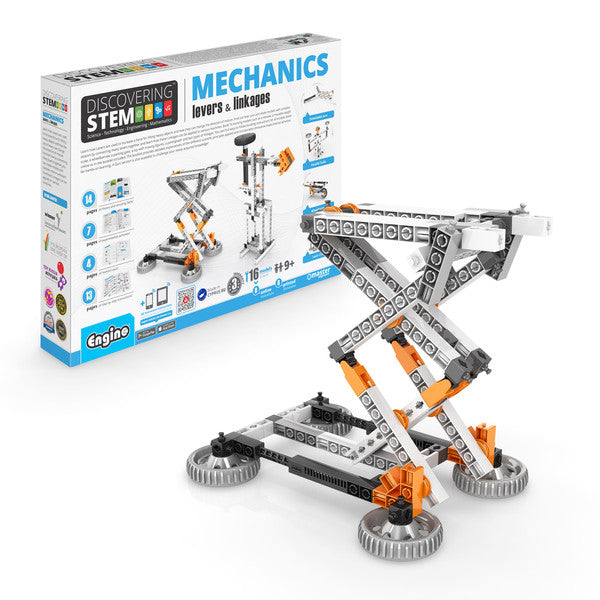 Precision Mechanics Teaching Tool Engino STEM Mechanics Levers Linkages | STEM01