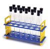 Task-Focused Test Tube Rack w/ 24 mL Glass Tubes & Rubber Stoppers | TTRSET