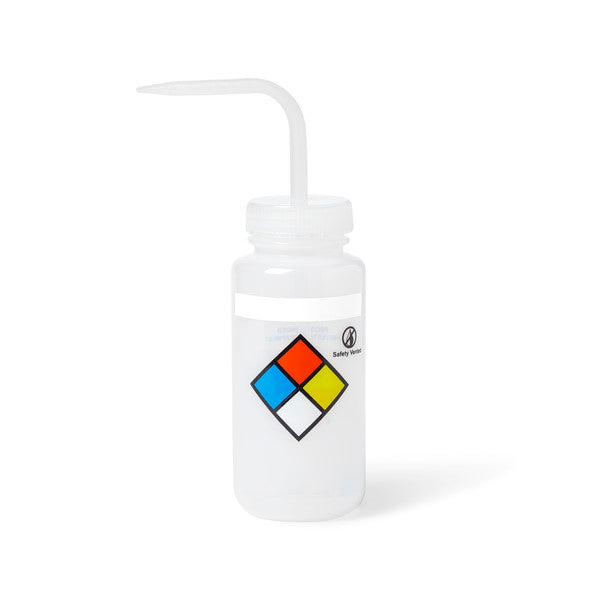 Precision Application-Specific Unisafe Write-In Vented Wash Bottle, 500 mL,... | UN370070