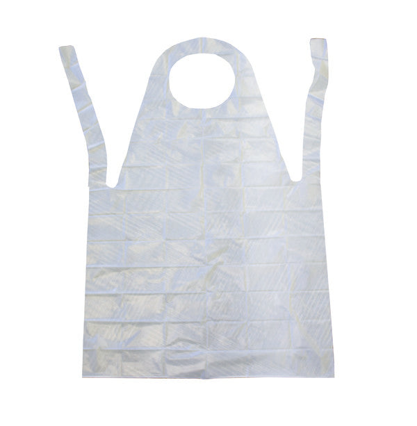 Research-Grade Bench-Ready Apron, Plastic, Disposable, 2mm, Pack/20 | UNAPRON-PK/20