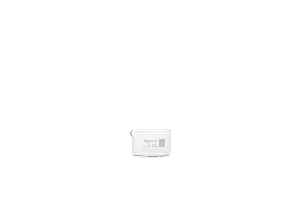 Technical Bench-Ready Crystalclear Crystallizing Dish 20 mL, Flat Bott... | UNCRDSH-WS-20
