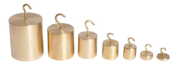 Laboratory Task-Focused Individual Hooked Brass Mass, 500g for Measurement Work | WHB500