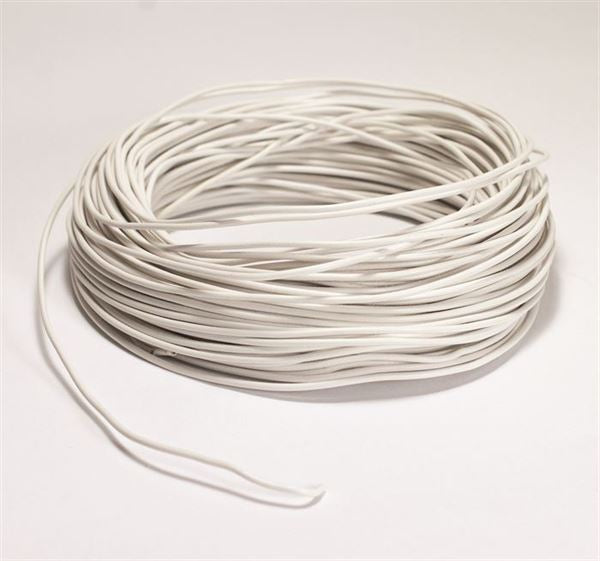 Heavy-Duty Task-Focused Plastic Insulated Copper Wire, White, 100-Foot Roll ... | WCP22-W