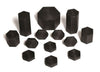 Industrial Bench-Ready Hexagonal Weight Set, Customary for Weights Masses Work | WHSETC-F