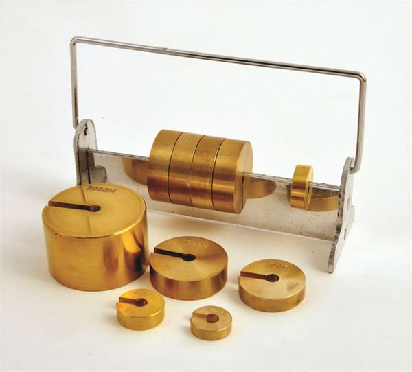 Heavy-Duty Application-Specific Deluxe Slotted Weight , W/ Rack for Weights M... | WHST10