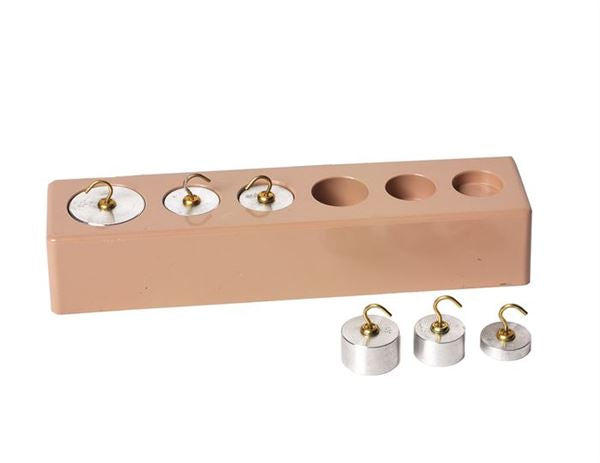 Precision Instructional Hooked Weight, Aluminum for Weights Masses Work | WSAL06