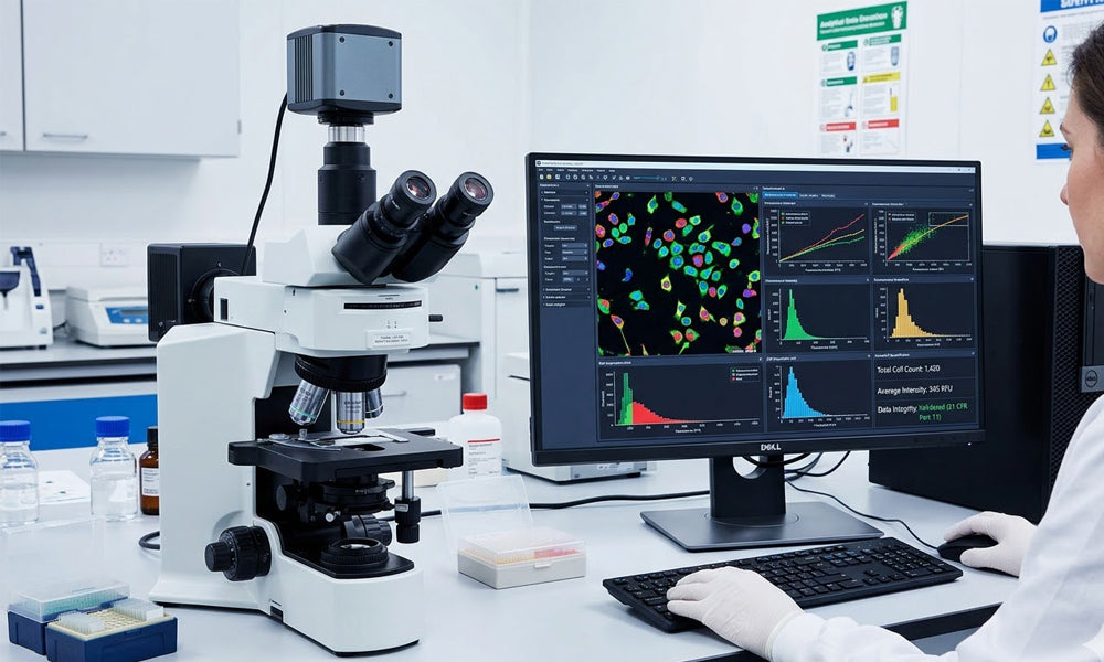 Modern Digital Microscopy: Achieving Data Integrity and 21 CFR Part 11 Compliance