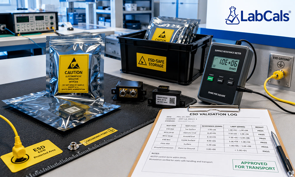 Static-Safe Sample and Device Handling: Building a Controlled ESD Workflow for Laboratory Storage, Transport, and Floor Zones