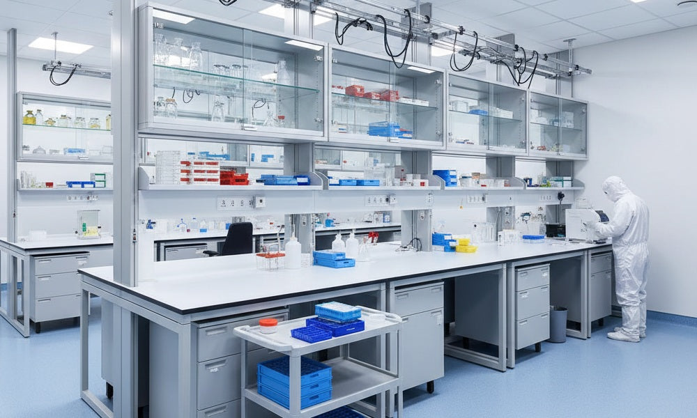 High-Density Inventory Management: Optimizing Floor Space with Compliant Storage and Modular Bench Systems