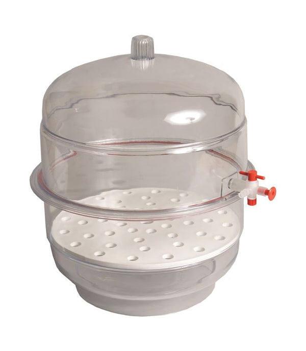 Precision Task-Focused Desiccators, Vacuum, Clear Base, 10 | 55216
