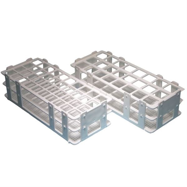 Workflow-Specific Plastic Test Tube Racks, Wet/Dry, For 25mm Tubes, 24 Places | 77904