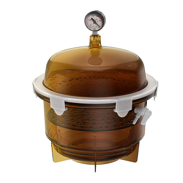 Jeio Tech VDR-30UG Round Vacuum Desiccator, UV Block, 20L (0.7 cu. ft.) | AAAD2241