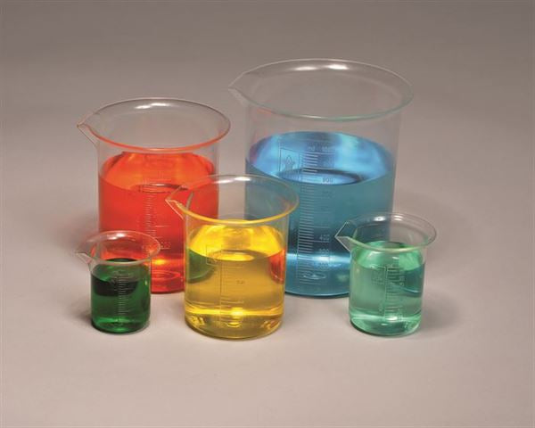 Plastic Beaker Set Of 5, Pmp - BMSET5