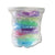 Microtube w/cap, 1.5 mL, assorted colors, sterile, w/self-standing bag, 10 single color bags of 50, 500/pk | C2000-50AST